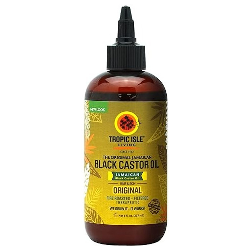 Aceite Negro De Castor Isla Tropical Viviente 237ml
