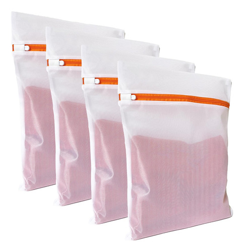 Paquete 4 Bolsas Malla 12x16 PuLG Secadora Resistentes