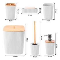 Comprar Pack2 Organizador Elegante De Baño Blanco Y+papel De Regalo