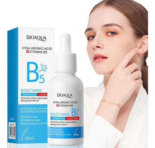 Sérum Facial Com Vitaminas Bioaqua Hyaluronic Essence Com Ác