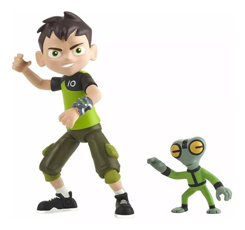 Figura Ben 10 Heroes Shock Con Armadura Omni-kix Spin Master