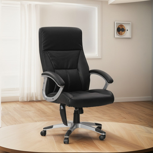 Sillón De Oficina Caliber Masajeadora Gamer Pc Calor Xbox Color Negro