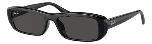 Óculos De Sol Ray-ban Sol Rb4436 M Cor Preto Com Moldura Padrão De Acetato Preto