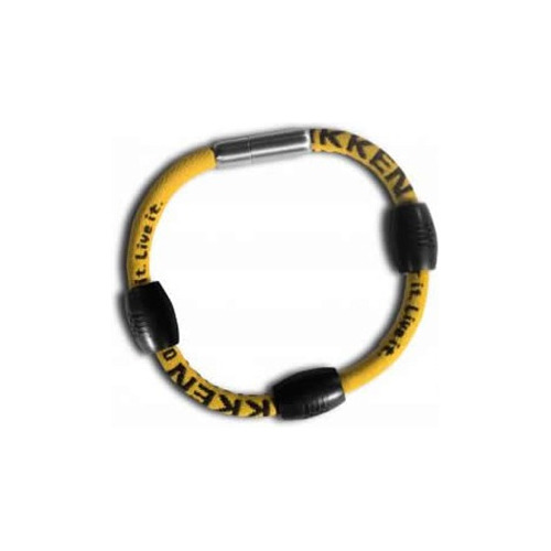 Kenkofashion Manilla Powerband Brazalete Amarillo 19cm