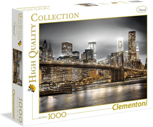 Rompecabezas Puzzle Horizonte New York Clementoni X 1000 