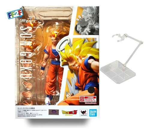 Goku Super Saiyan 3 Sh-figuarts Bandai (Usado)