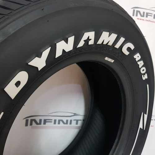 Imagem 6 de 8 de 1 Pneu 235/60 R14 Hankook Escrita Branca Ra03 Opala Maverick
