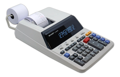 Calculadora De Impresión Sharp El-2630piii De 12 Dígitos Con