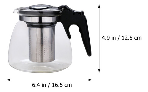 Infusor De Jarra De Té Resistente Al Calor, 950 Ml, Transpar