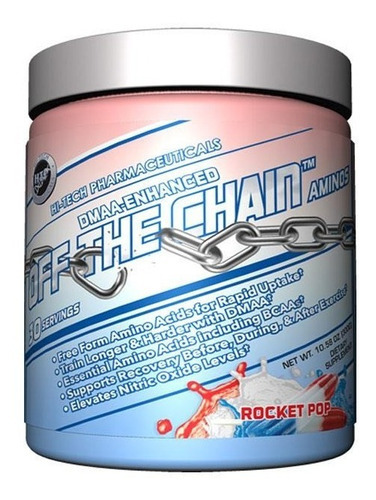 Htp Off The Chain Aminoacidos Rapida Absorcion 30 Srv Mf Sabor Rocket Pop
