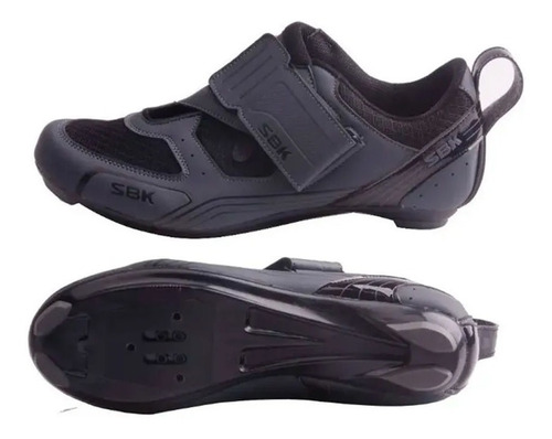 Zapatillas Ciclismo Triatlon Sbk Shimano Spd Bicicleta 41-43