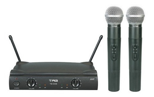 Microfone Tagima Duplo Sem Fio Tm559b