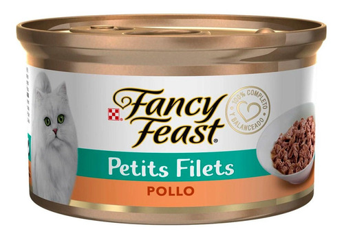 Alimento Gato Fancy Feast Petits Filets Pollo 85g Purina