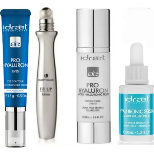 Promo Kit X4: Serum Relleno +crema+ Fill Up Labios+ Parpados