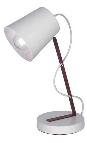 Velador Rodby Nordico Metal E27 Led Blanco