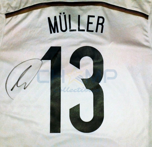 Jersey Firmado Thomas Muller Seleccion Alemania Autografo