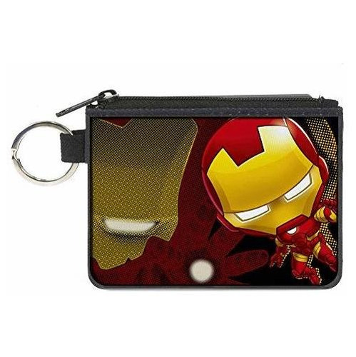 Monedero De Lona Estándar Para Mujer Con Hebilla Iron Man, 4