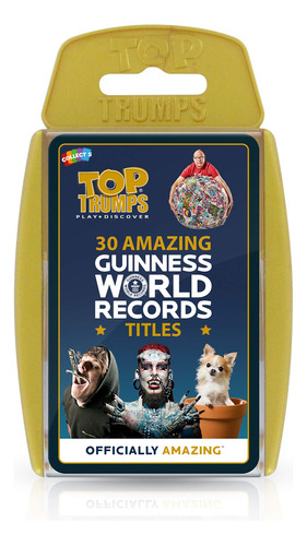 Juego De Cartas Guinness World Records Top Trumps