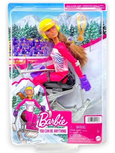 Barbie Paratleta De Esqui Alpino Articulada Artidix