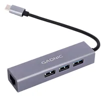 Comprar Adaptador Usb Tipo C A Rj45 Ethernet Red Lan Usb 3.0 Gadnic