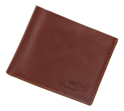 Cartera Billetera Hombre Y Llavero Tipo Piel Set De