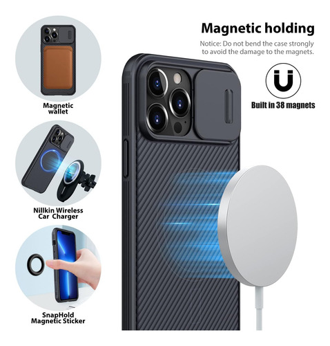 Capa Magnética Segura Magnética Nillkin Para iPhone 13 Pro M