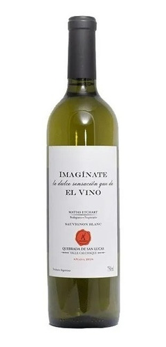 Vino Imaginate Sauvignon Blanc 750ml Bodega Arca Yaco