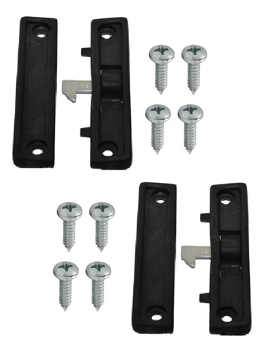 Fecho Central Nylon Janela Vitro Alum L14 16 Sobrep 02 Pares
