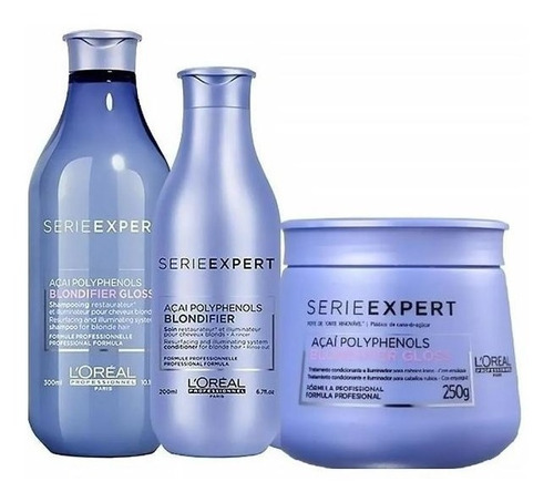 Kit 3 Produtos Loreal Expert Bondifier Gloss