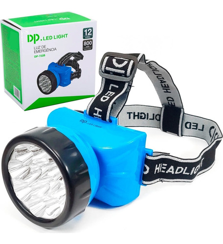 Lanterna D Cabeça Led Lumen Recarregavel Bivolt Co20