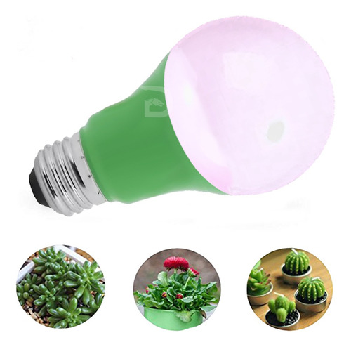 Bombillo Led Espectro Completo Cultivo Crecimiento Plantas