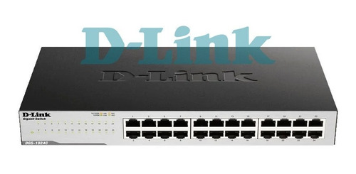 Imagen 1 de 4 de Switch D-link Dgs-1024c De 24 Puertos Gigabit Rackeable