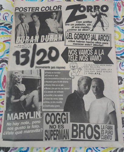 Revista 13/20 Año Num 1 De 1989