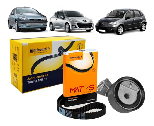 Kit Correia Dentada Peugeot 207 2008 2009 Sport 1.4 8v