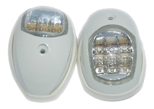 Luz Banda Par Led Abs Blanco 97x60mm