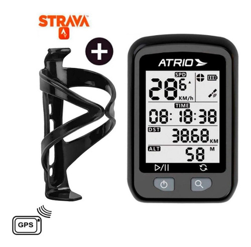 Gps Ciclismo Atrio Iron Bi091 Strava Mtb Speed + Sup Brinde