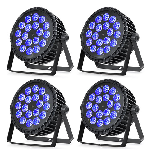 Par De Luces Led Para Escenario 18x12w Rgbw Efecto Dj