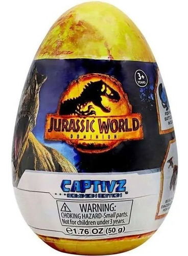 Jurassic World Dominion Captivz Huevo 9cm Misterioso Nuevo