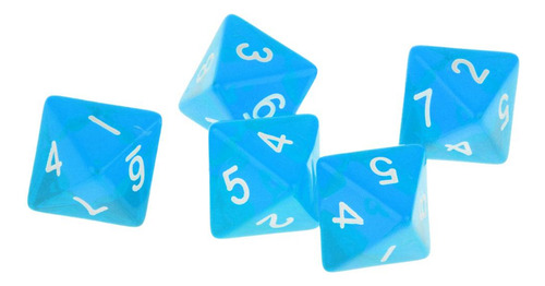 Dados De MĂșltiples Caras 5 Piezas