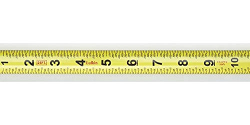 Lufkin Qrl625mp Quickread Hiviz Value Tape Measure 1inch Por