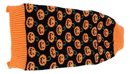 Suéter De Halloween Para Perro, Bonito Estampado De Calabaza