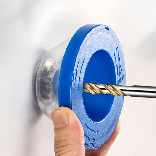 Perforación Taladro Cubierta Antipolvo Taladro Azul
