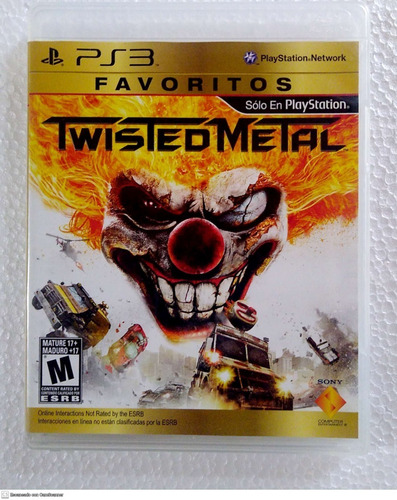 Twisted Metal Playstation 3 Original Fisico