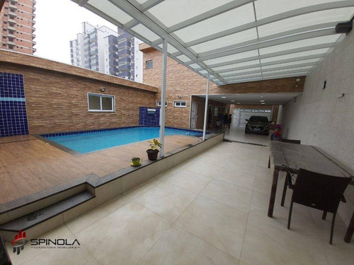 Imagem 9 de 30 de Sobrado Com 3 Dormitórios À Venda, 300 M² Por R$ 1.300.000,00 - Maracanã - Praia Grande/sp - So0082