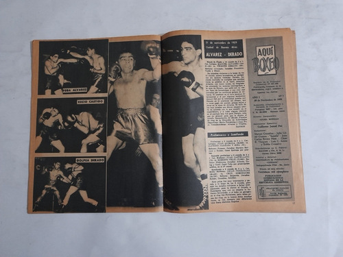 Aqui Boxeo 7 Jaime Gine , Ubaldo Sacco Vs Hector Mora (Usado)