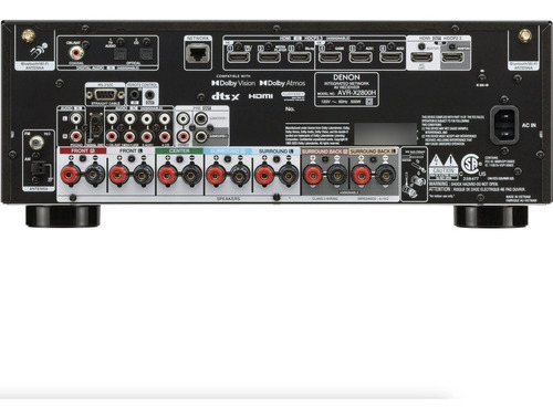 Receiver Denon Avr-x2800h 7.2 Canais 8k 3d Wifi Bluetooth 127V