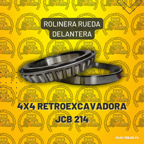 Rolinera Rueda Delantera 4x4 Retroexcavadora Jcb 214