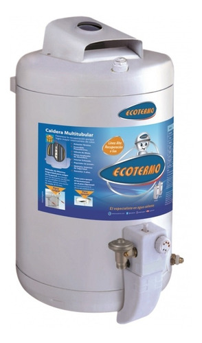 Termotanque Gas 50 Litros Ecotermo Envasado Superior 260lt/h