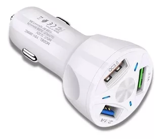 Cargador 12/24v Triple Usb Con Quick Charge 3.0 + 2.1a F2