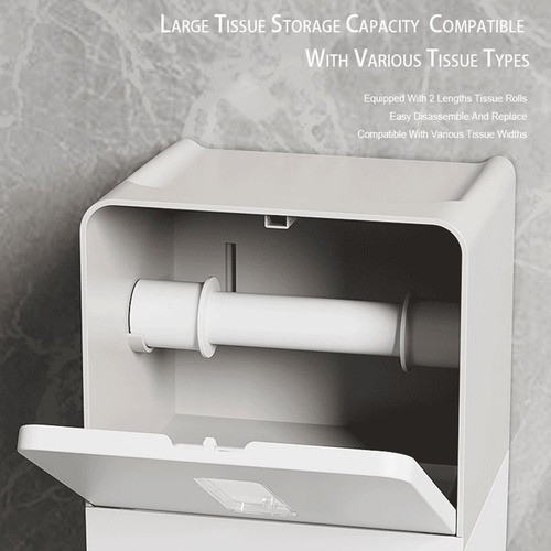 Caja De Pañuelos Inteligente, Soporte Para Pañuelos, Gris